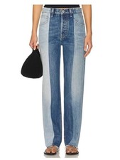 RARE NWOT $398 CITIZENS OF HUMANITY DAHLIA 2-TONE SPLIT WASH JEANS IN AEGEAN W30 picture