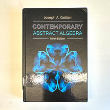 Cengage Contemporary Abstract Algebra 9th Ed HC 2017 Joseph A. Gallian picture
