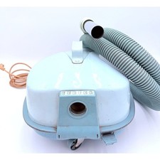 Rare Vintage Eureka Model 500 Canister Vacuum Blue Mid Century Atomic WORKS picture