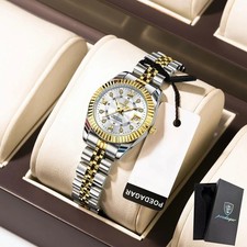 POEDAGAR Luxury and Elegant Women's Watch Stainless Steel Quartz Women's Watch picture