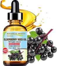 Elderberry Seed Oil 1 Fl Oz Pure Natural Cold Pressed Carrier Botanical Beauty picture