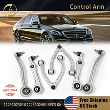6PCS Front Upper & Lower Control Arm Kit For Mercedes-Benz S450 S550 S550e S560 picture