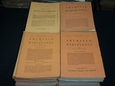 1933-1956 ARCHIVIO DI RADIOLOGIA LOT OF 86 ISSUES - ITALIAN TEXT - WR 452 picture