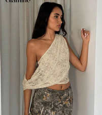 Shein Glamine Elegant Floral Lace Shoulder Sleeveless - Small picture