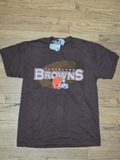 VINTAGE DEADSTOCK 90s CLEVELAND BROWNS STARTER T SHIRT SZ L  picture