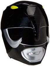 Disguise Men's Black Ranger Adult Helmet - Official Power Rangers Gear picture