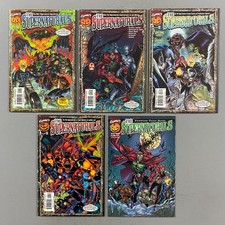 SUPERNATURALS 1-4 + PREVIEW TOUR BOOK COMPLETE SERIES (1998, MARVEL COMICS) picture