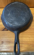 Vintage GRISWOLD Cast Iron Skillet No. 7 C Sits Flat, Double Spout No Spin picture