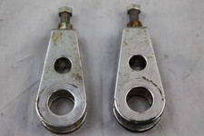 1972 HONDA CB350F REAR AXLE CHAIN ADJUSTERS picture