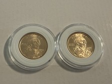 UNCIRCULATED 2001-P & D Sacagawea Golden Dollar US Mint 2 coin set. picture