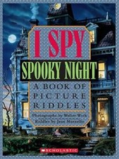 I Spy Spooky Night: A Book of Picture Riddles - Hardcover - GOOD picture