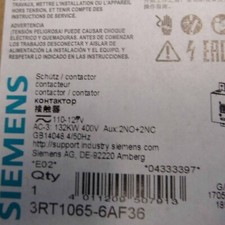 1PCS Brand New Siemens 3RT1065-6AF36 3RT1 065-6AF36 Contactor Fast delivery picture