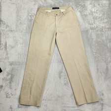 Wrangler Pants Mens 35x32 Beige George Strait Cowboy Cut Khakis Chino Casual picture