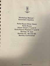 Rolls Royce -Bentley. Work Shop Automatic Gearbox Manual picture