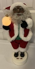 Vintage TELCO CHRISTMAS Motionette Santa Rare 1995 Brown picture
