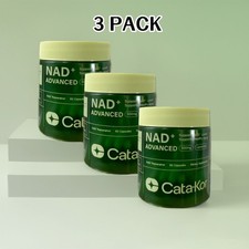 3PCS Cata-Kor NAD+ Advanced 500mg Liposomal NAD+ with Resveratrol |180 Capsules+ picture