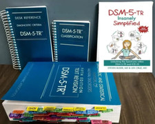 DSM 5 TR + Index tab, Desk Reference Spiral, Classification & DSM SIMPLIFIED US picture