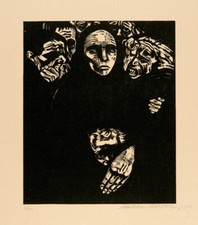 Käthe Kollwitz – The People – Expressionist Social Justice Art Print 1922 picture