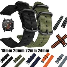 18mm 20mm 22mm 24mm Ballistic Durable Military Nylon Wrist Watch Band Strap picture