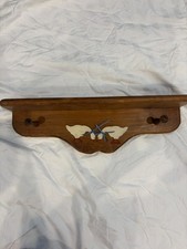 Vtg Wood Duck Wall Shelf 20.5
