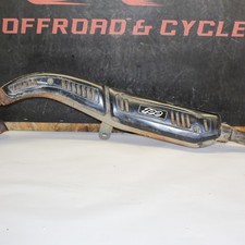 1976-2001 1996 kawasaki ke100 EXHAUST PIPE CHAMBER HEADER picture