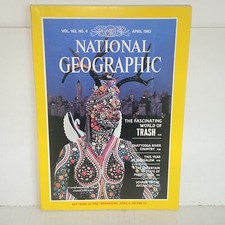 Vintage April 1983 National Geographic Magazine Chattooga River Country  picture