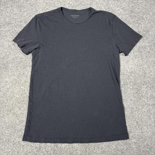 AllSaints Shirt Mens Small Black Figure SS Crewneck Cotton Basic Tee Portugal picture