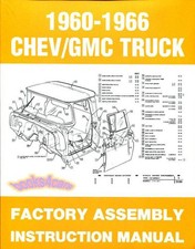 CHEVROLET GMC TRUCK ASSEMBLY MANUAL RESTORATION GUIDE BOOK FACTORY 1960 1966 picture
