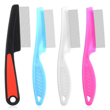 Yolev 4 Pcs Dandruff Comb - Stainless Steel Fine Tooth Comb for Dandruff, Lice, picture