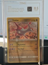 2018 Pokemon Latias SM135 SM Holo Black Star Promo TAG 8.5 picture