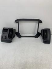 14-18 Silverado Sierra dash radio trim surround bezel set Black OEM 3PC Set picture