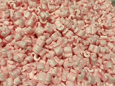 Packing Peanuts Shipping Anti Static Loose Fill 60 Gallons 8 Cubic Feet Pink picture