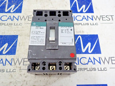 GE TED134060V 60 Amp 3 Pole 480V TED Green Circuit Breaker Tested picture