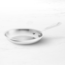 All-Clad D5 Polished Stainless-Steel Fry Pans, Size:8