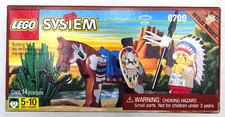 Vintage  1997 Rare LEGO Wild West Western Tribal Chief 6709 Sealed New NIB picture