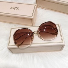 Oversized Fashion Sunglasses | Womens Strong Metal UV400 Glasses,  Ladies beach picture
