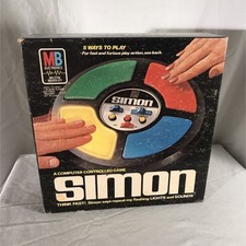 Milton Bradley Simon Electronic Memory Game with Box and Instructions MPN 4850 picture