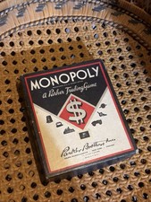 Vintage Monopoly Set No 6 1946 NO BOARD- Great Condition picture