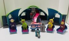 1996 Teletubbies Home Hill Superdome Complete Playset Golden Bear UK Figures picture