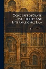 Concepts of State, Sovereignty and International Law by Johannes Mattern Paperba picture