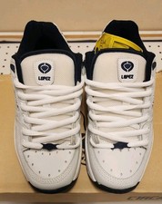 Vtg C1RCA Adrian Lopez AL202 Skate Shoes White Navy Mens 7.5 Y2K Skateboard... picture
