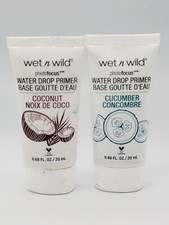 Wet n Wild Water Drop Primer Coconut Dreamin' & Rose-Bud Lot of 2 picture