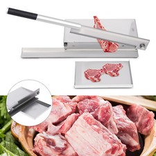 Heavy Duty Manual Meat Bone Cutter Chopper Chicken Cutting Machine with Blade US picture