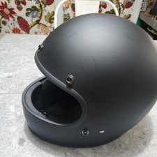 Biltwell Gringo Motorcycle Helmet Flat Matte Black Large L picture