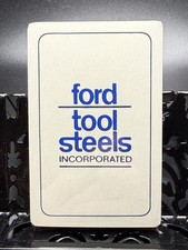 Vintage Ford Tool Steels Playing Cards Deck Sealed Advertising Promo Mid Century picture