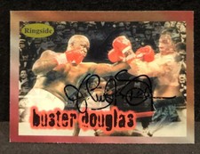 James Buster Douglas Signed Ringside Boxing card 1996 #12 COA Mint Auto Tyson picture