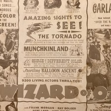 1949 Wizard Of Oz Silkscreen Poster ( Rare Museum Piece) picture