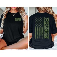 Army last Name Custom Army National Guard T-Shirt, Personalize Name Shirt picture