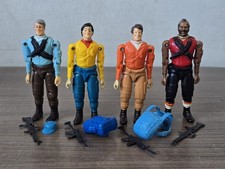 1984 Rare Vintage The A-Team (Complete Team) GLASSLITE Brasil 🇧🇷 Exclusive  picture