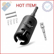 Pronese 1 Inch Trailer Jack Drill Adapter with Two 1/2 Inch Socket Adapter Bit,H picture